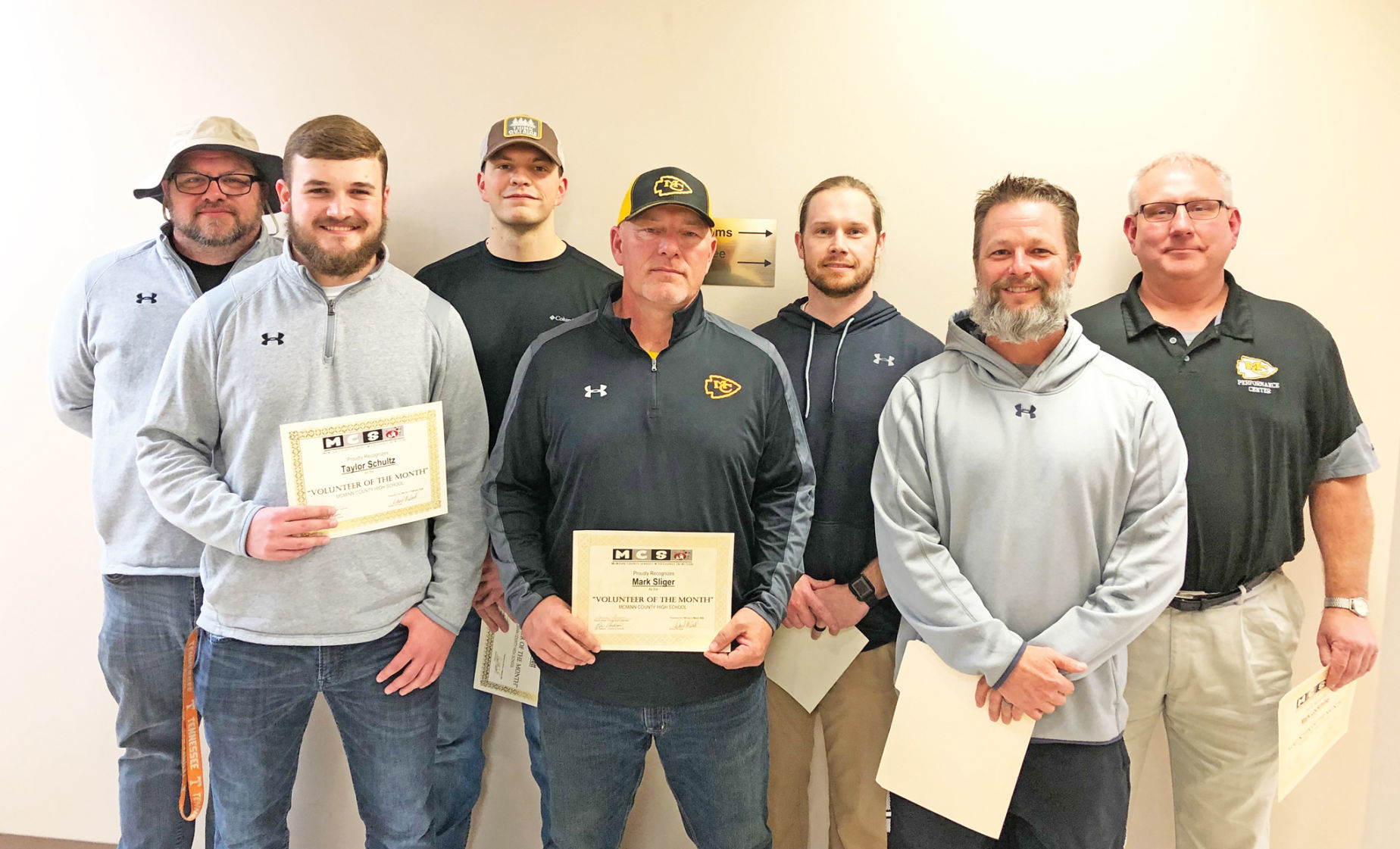 MCS volunteers of the month